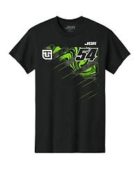 Joe Gibbs Racing Team Collection Men's Black Ty Gibbs Monster Energy Car T-Shirt