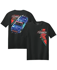 Spire Motorsports Men's Black Carson Hocevar 77 Delaware Life T-Shirt