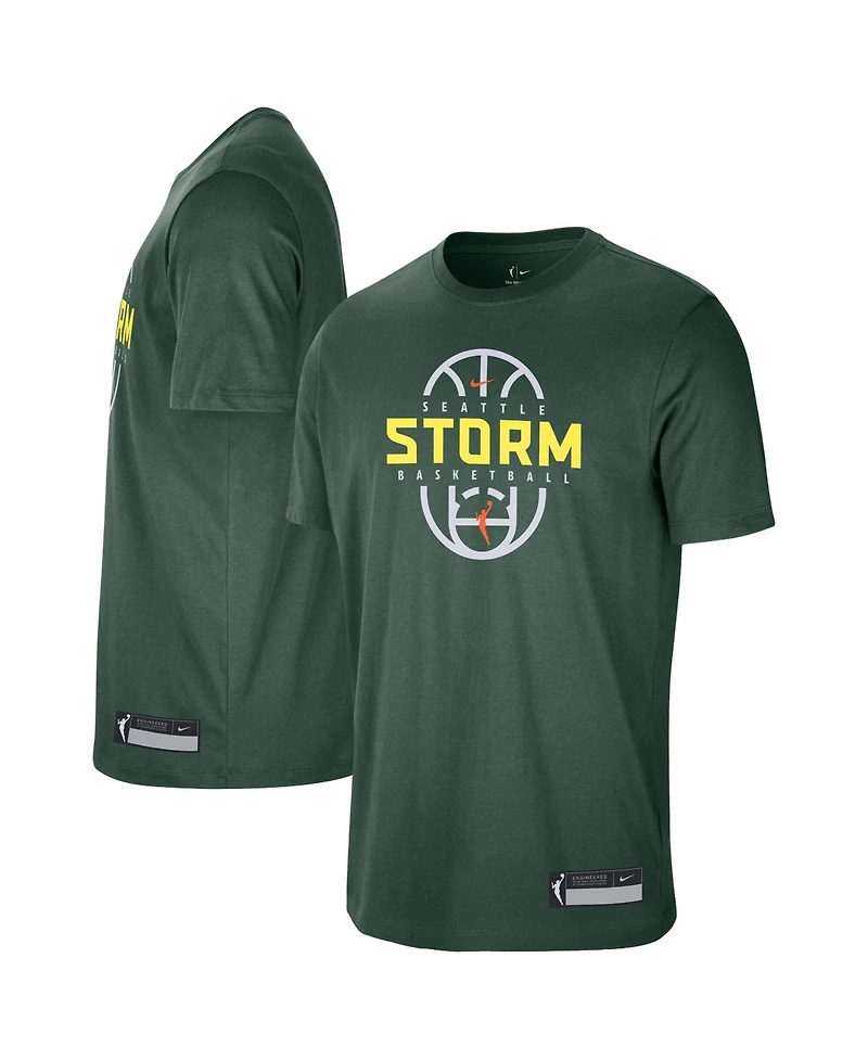 Nike Men's and Women's Green Seattle Storm 2026 On-Court Authentic Practice Premium T-Shirt
