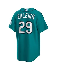 Nike Men's Cal Raleigh Teal Seattle Mariners Alternate 50th Season Patch Stadium Jersey