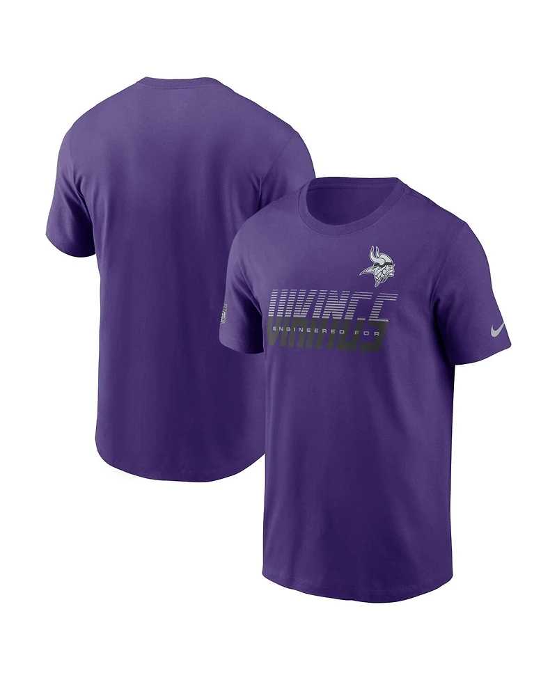 Nike Men's Purple Minnesota Vikings Sideline Dri-fit T-Shirt