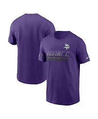 Nike Men's Purple Minnesota Vikings Sideline Dri-fit T-Shirt