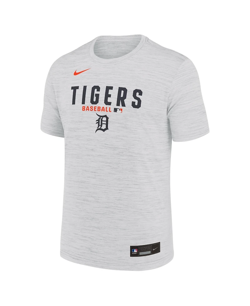 Nike Men's White Detroit Tigers Authentic Collection Velocity Dri-fit T-Shirt