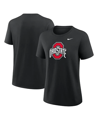 Nike Women's Black Ohio State Buckeyes Primary Logo T-Shirt