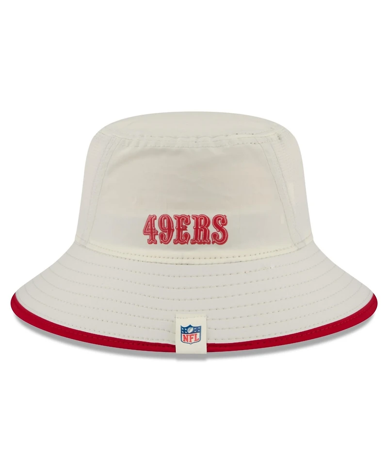 New Era Men's Cream San Francisco 49ers 2026 Nfl Training Camp Sport Bucket Hat