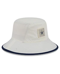 New Era Men's Cream Dallas Cowboys 2026 Nfl Training Camp Sport Bucket Hat