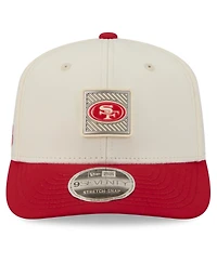 New Era Men's Cream/Scarlet San Francisco 49ers 2026 Nfl Training Camp 9SEVENTY Adjustable Hat