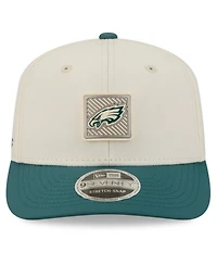 New Era Men's Cream/Midnight Green Philadelphia Eagles 2026 Nfl Training Camp 9SEVENTY Adjustable Hat