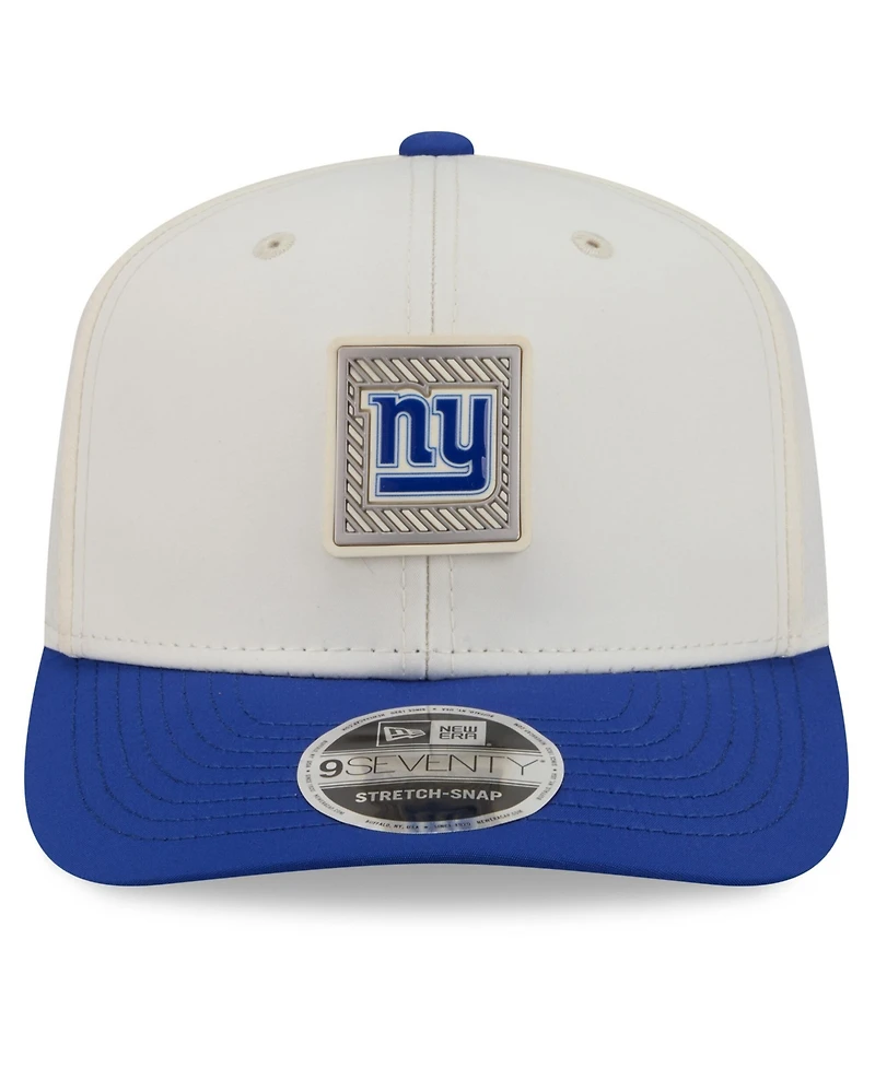 New Era Men's Cream/Royal New York Giants 2026 Nfl Training Camp 9SEVENTY Adjustable Hat