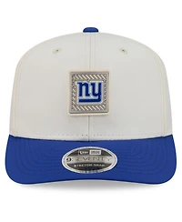 New Era Men's Cream/Royal New York Giants 2026 Nfl Training Camp 9SEVENTY Adjustable Hat