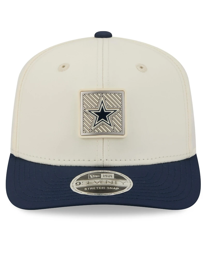 New Era Men's Cream/Navy Dallas Cowboys 2026 Nfl Training Camp 9SEVENTY Adjustable Hat