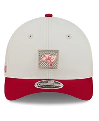 New Era Men's Cream/Red Tampa Bay Buccaneers 2026 Nfl Training Camp 9FORTY Adjustable Hat