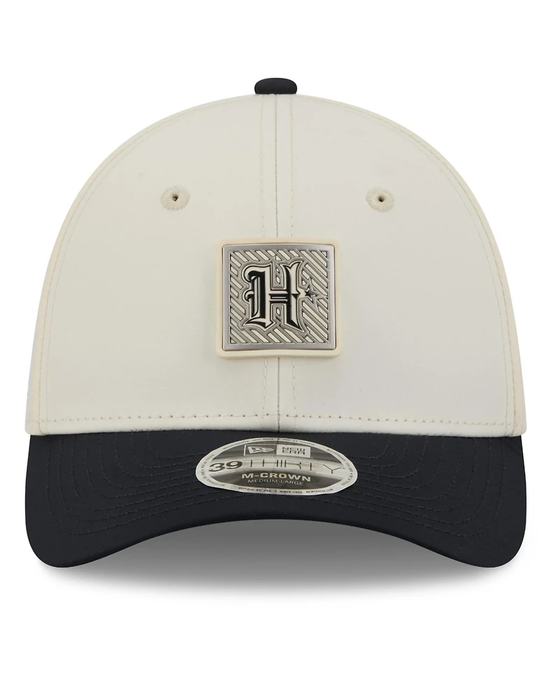 New Era Men's Cream/Navy Houston Texans 2026 Nfl Training Camp 39THIRTY Flex Hat
