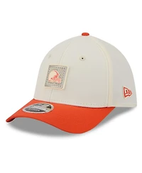 New Era Men's Cream/Orange Cleveland Browns 2026 Nfl Training Camp 39THIRTY Flex Hat