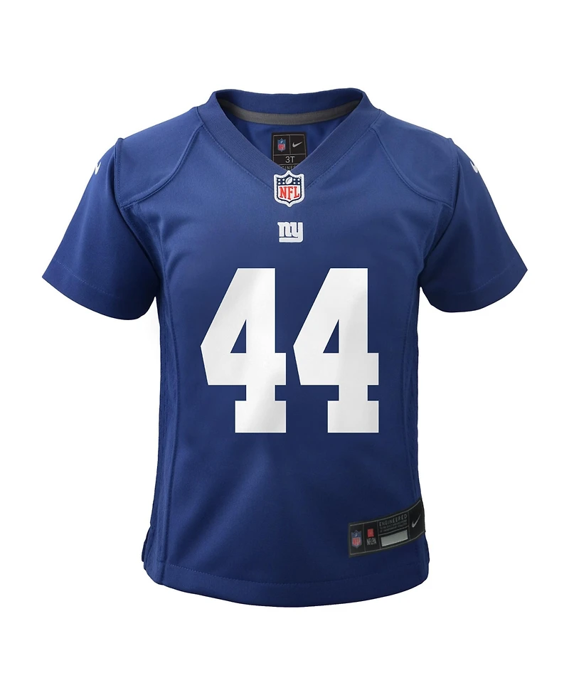 Nike Preschool Cam Skattebo Royal New York Giants Game Jersey