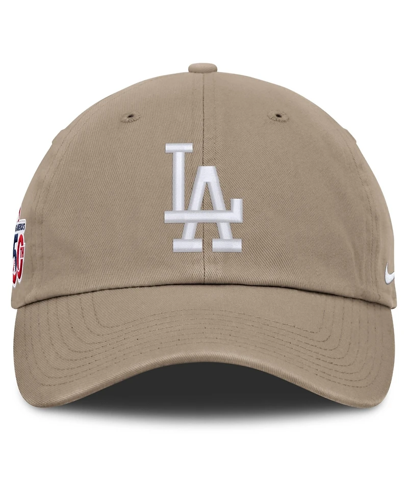 Nike Men's Khaki Los Angeles Dodgers Celebrating America's 250th Club Adjustable Hat