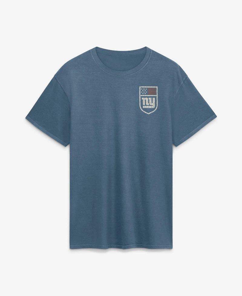 Fanatics Men's Blue New York Giants Washed Americana T-Shirt