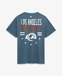 Fanatics Men's Blue Los Angeles Rams Washed Americana T-Shirt