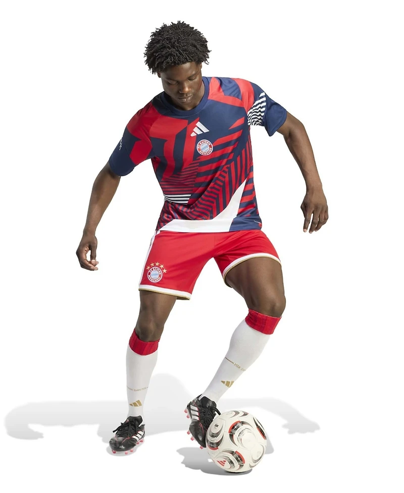 Adidas Men's Blue/Red Bayern Munich 2026/27 Pre-Match Home Training Jersey