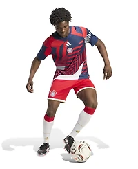 Adidas Men's Blue/Red Bayern Munich 2026/27 Pre-Match Home Training Jersey