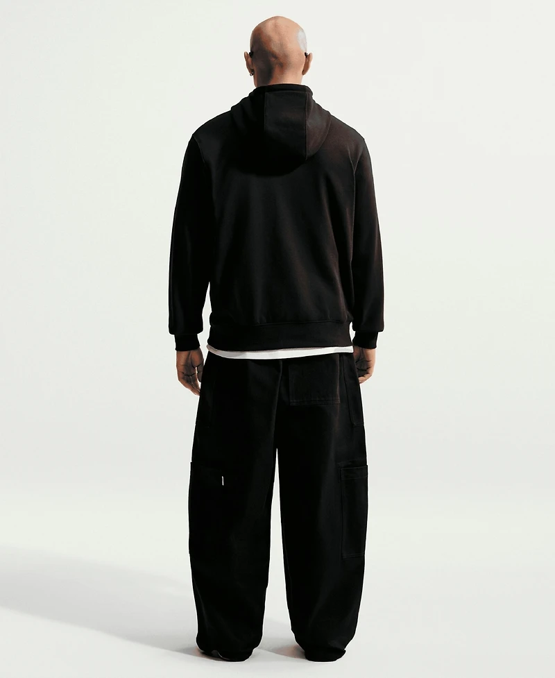Nike Men's Black Inter Milan Club Crest Fleece Hoodie