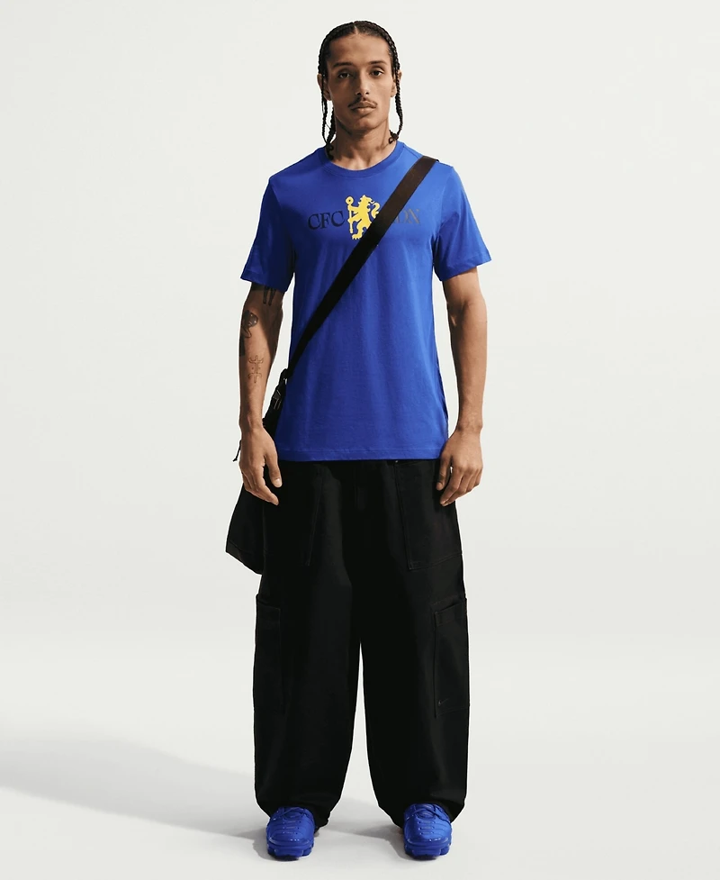 Nike Men's Blue Chelsea Crest T-Shirt