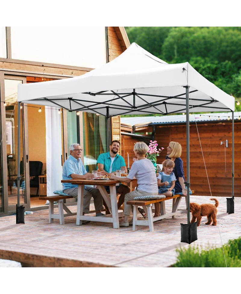 Gouun 10 x 10 Foot Pop-Up Canopy Shelter with 420D Oxford Top