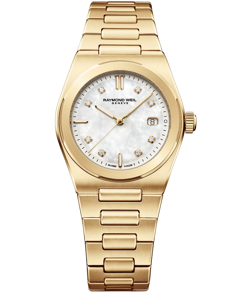 Raymond Weil Women's Gold-Tone Stainless Steel Watch 30mm