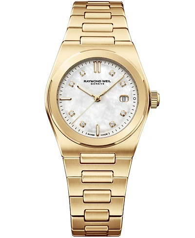 Raymond Weil Women's Gold-Tone Stainless Steel Watch 30mm