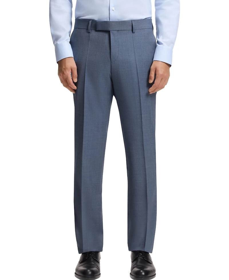 Boss by Hugo Men's Patterned Stretch Wool Two-Piece Slim-Fit Suit
