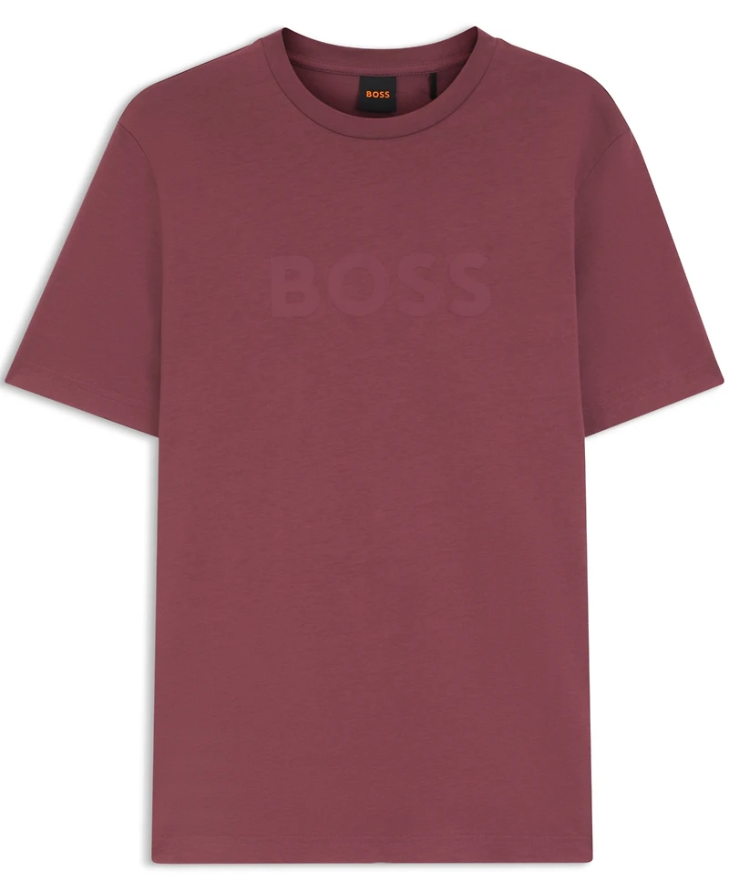 Boss by Hugo Men's Cotton Logo Print Regular-Fit T-Shirt