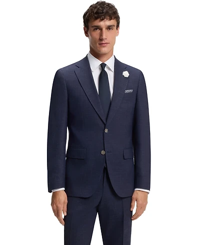 Boss by Hugo Men's Melange Stretch Slim-Fit Blazer