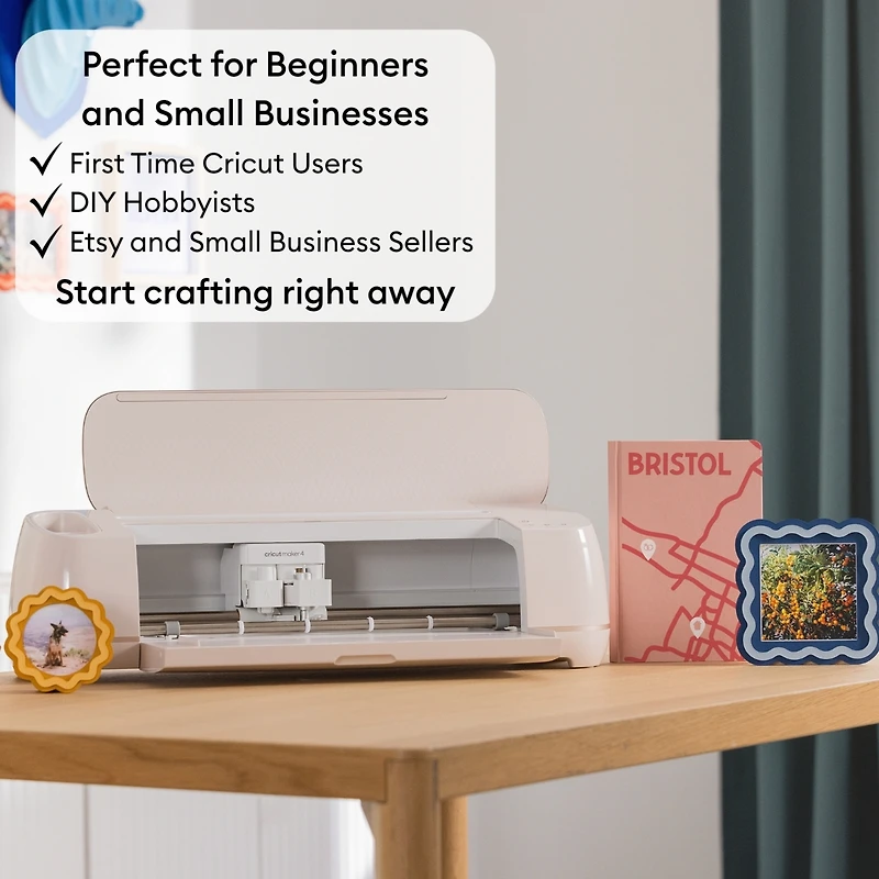Cricut Maker 4 Cutting Machine Bundle with EasyPress Se Heat Press