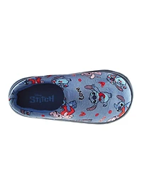 Disney Women's Stitch and Angel Slippers Cozy Fun House Shoes