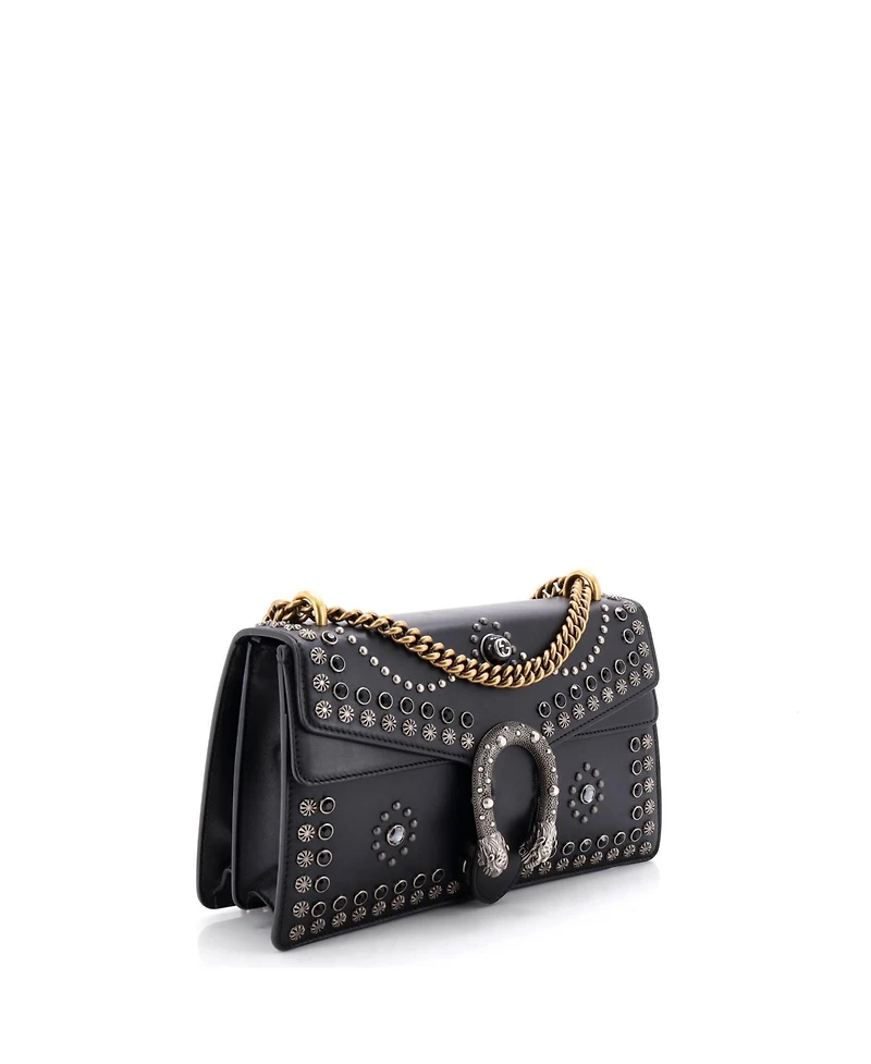Pre-Owned Gucci Small Dionysus Bag Studded Leather