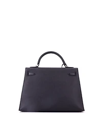 Pre-Owned HERMES Kelly Handbag Epsom with Palladium Hardware