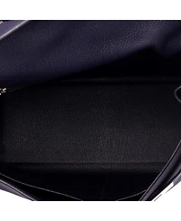 Pre-Owned HERMES Kelly 32 Handbag Blue Togo with Palladium Hardware