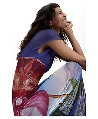 Desigual Women's Printed Short-Sleeve Dress