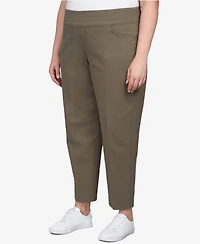 Alfred Dunner Plus Super Stretch Short Length Pants