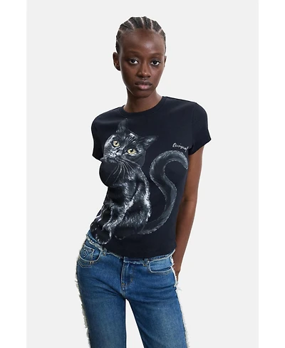 Desigual Women's Printed T-shirt 100% cotton