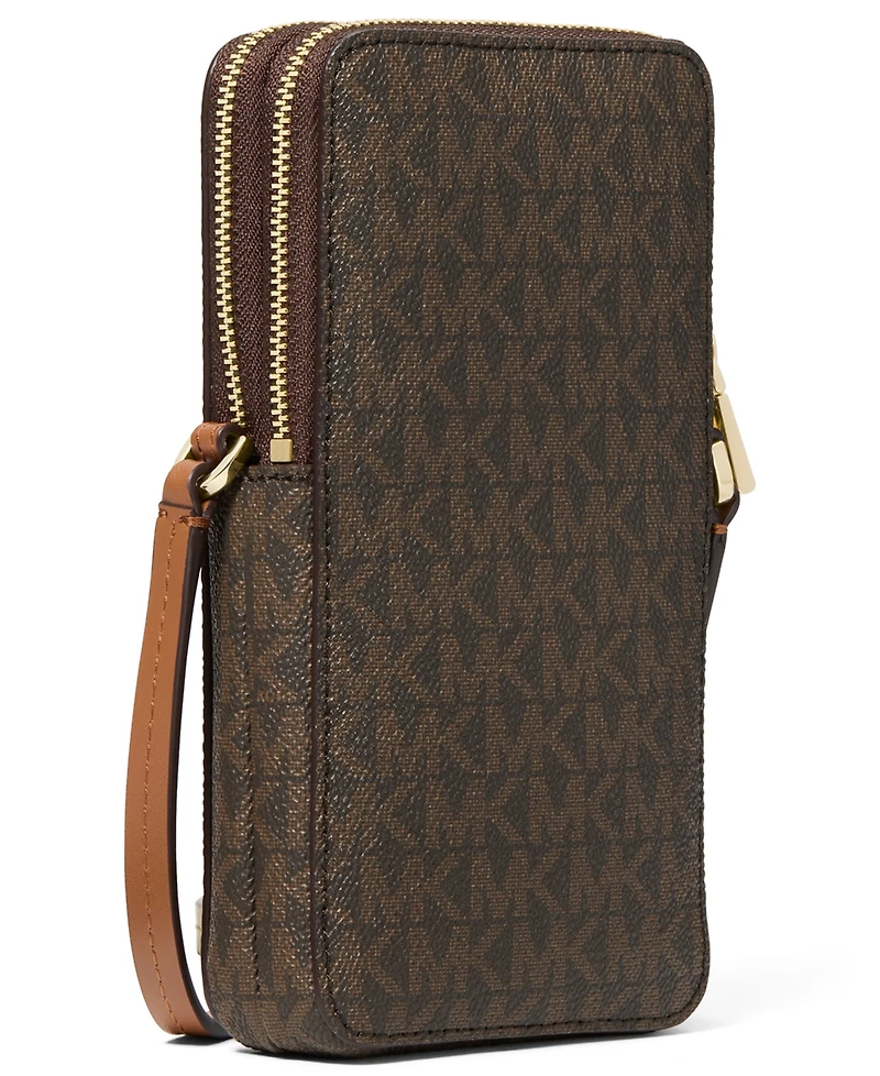 Michael Kors Jet Set North South Double Zipper Mini Crossbody Handbag