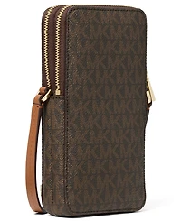 Michael Kors Jet Set North South Double Zipper Mini Crossbody Handbag