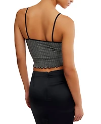 Free People Women's Snap Into it Henley Crop Top