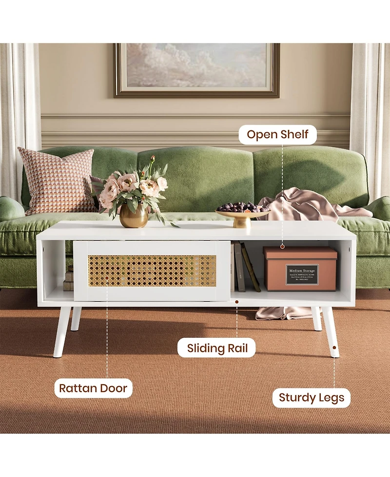 homfan Living Room Table Set of 2