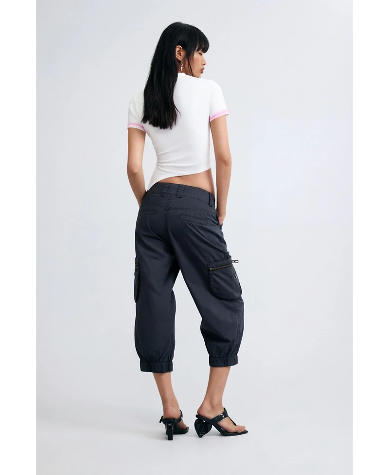 Desigual Women's Cargo pants 100% cotton