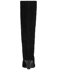 Jeffrey Campbell Women's Trixxie Kitten Heel Stovepipe Knee High Boots