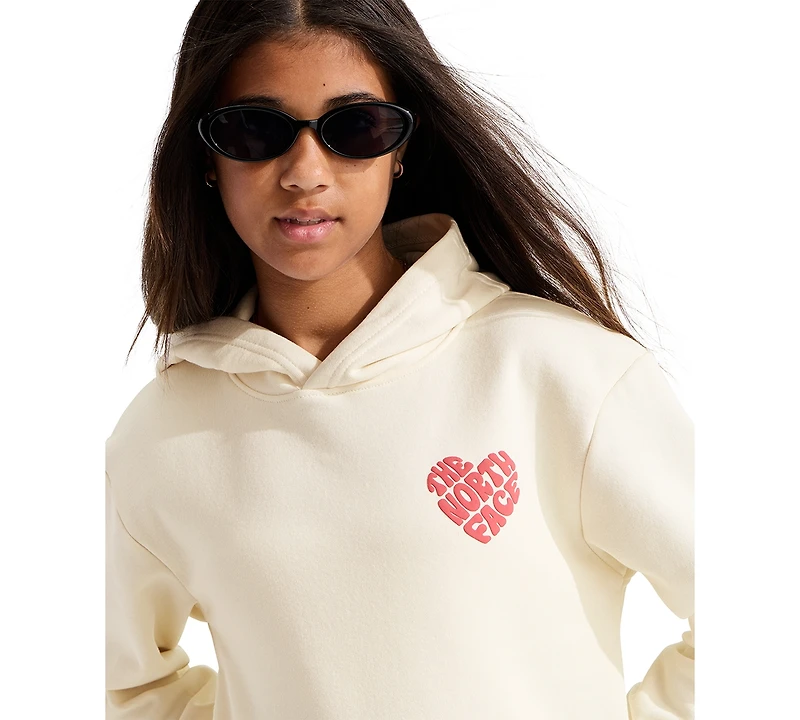 The North Face Girls' 7-16 Brand Proud Relaxed Long-Sleeve Graphic Hoodie