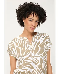Olsen Women's Neo Zebra Tunic T-Shirt