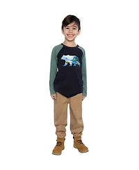 Deux par Little and Big Boy 6- 12 Raglan T-Shirt