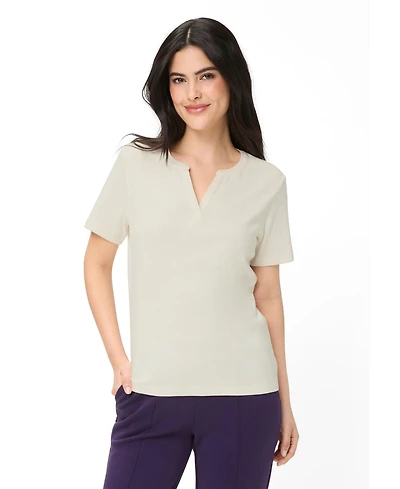 Olsen Women's Solid Tunic T-Shirt